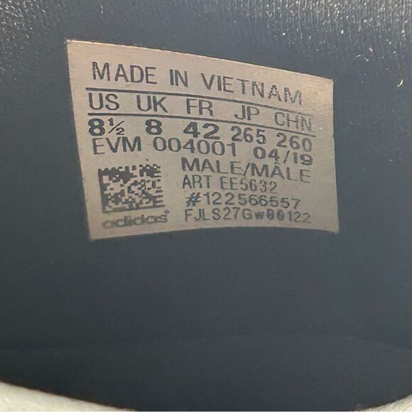 Adidas Sobakov 2.0 Core Black Solar Casual Sneakers ee5672 Men’s Size 8.5 - Picture 9 of 11